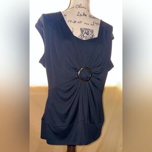 🌺 3 For $20 ~ Notations Black Sleeveless Tank Blouse Women’s Size XL 🖤